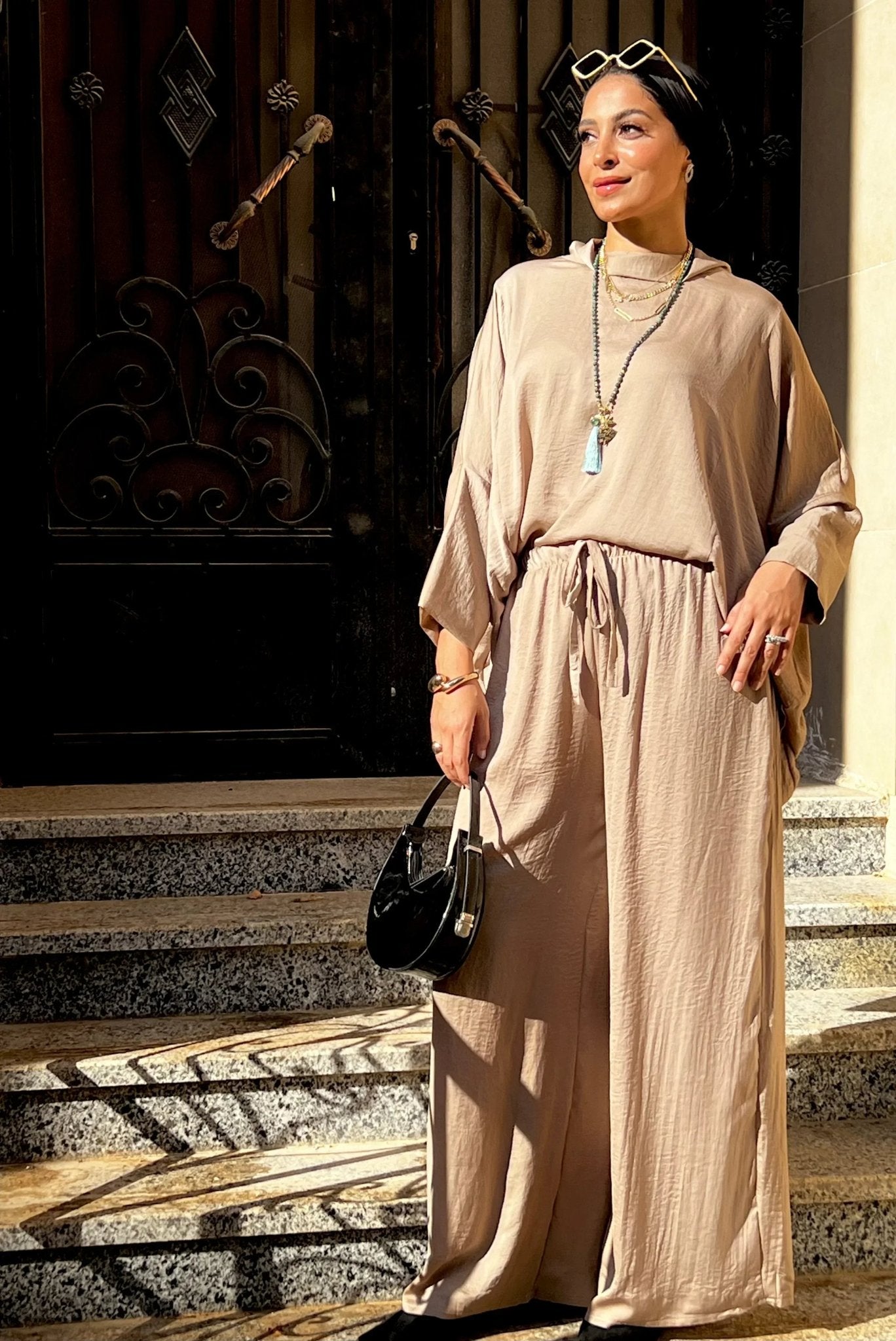 beige set (big size) - Dress Code - Babazzaro