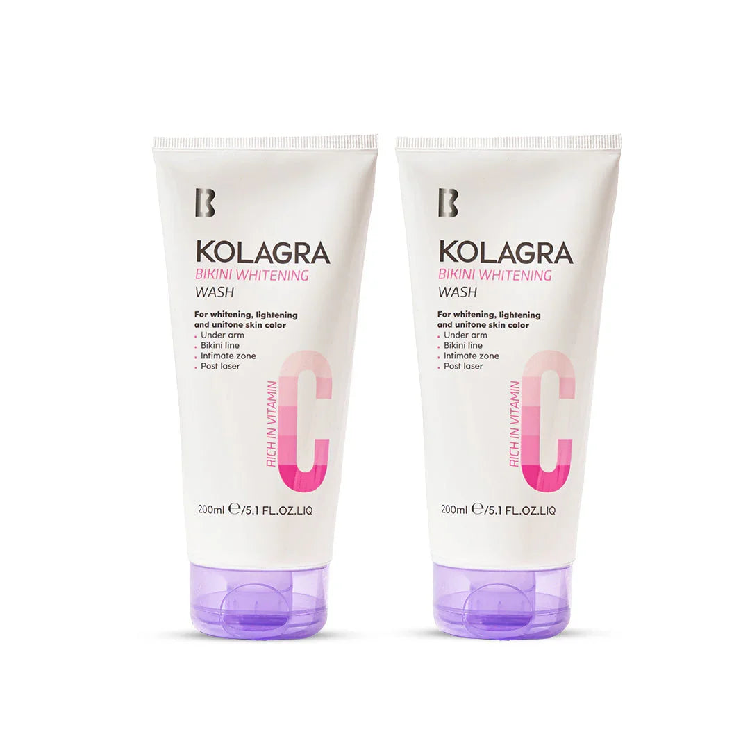 Biostream - Kolagra MulticolorOffer Bikini Whitening Wash 1+1 200ml + 200ml 1