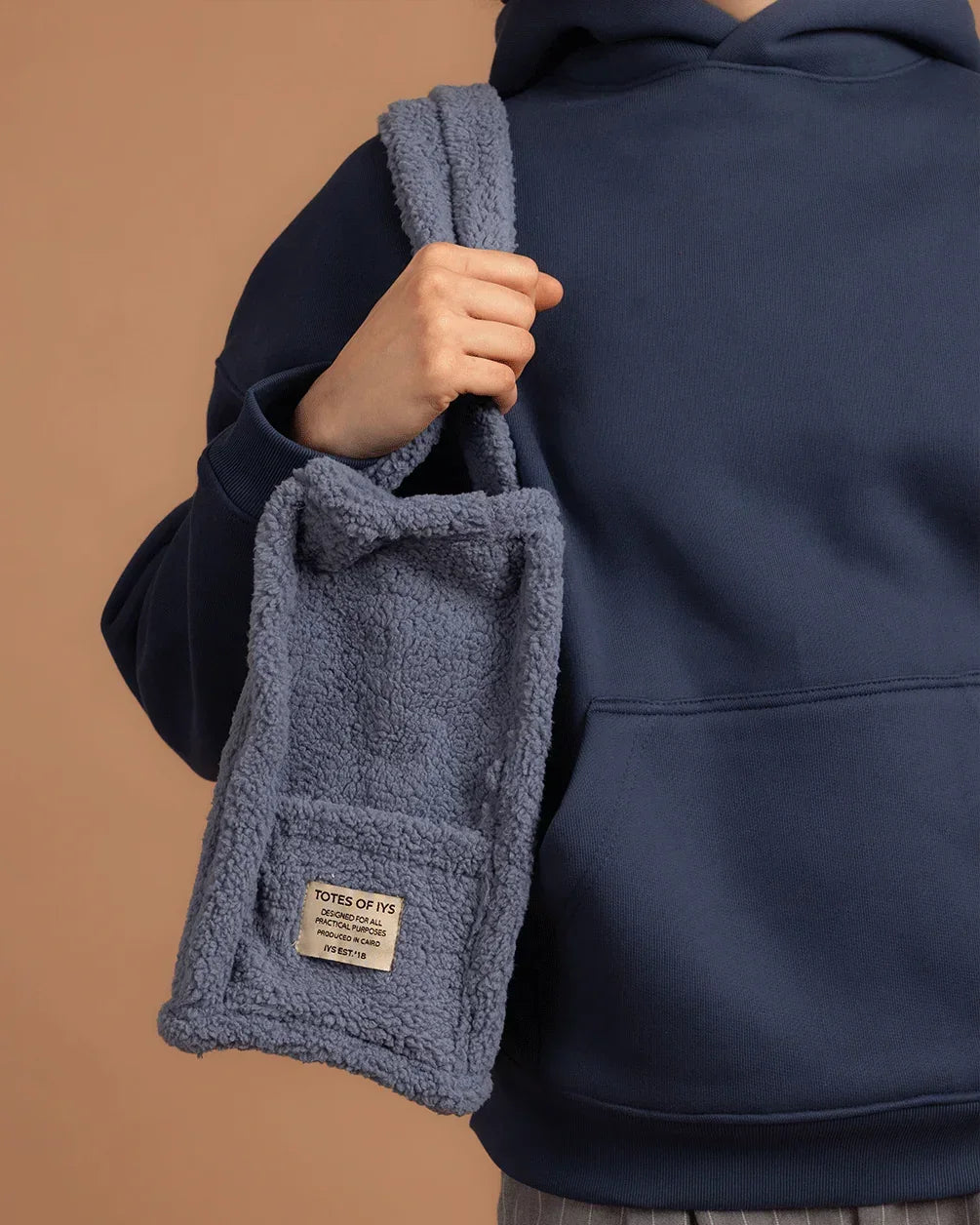 Blue Boxy Tote Bag - In your shoe - Babazzaro