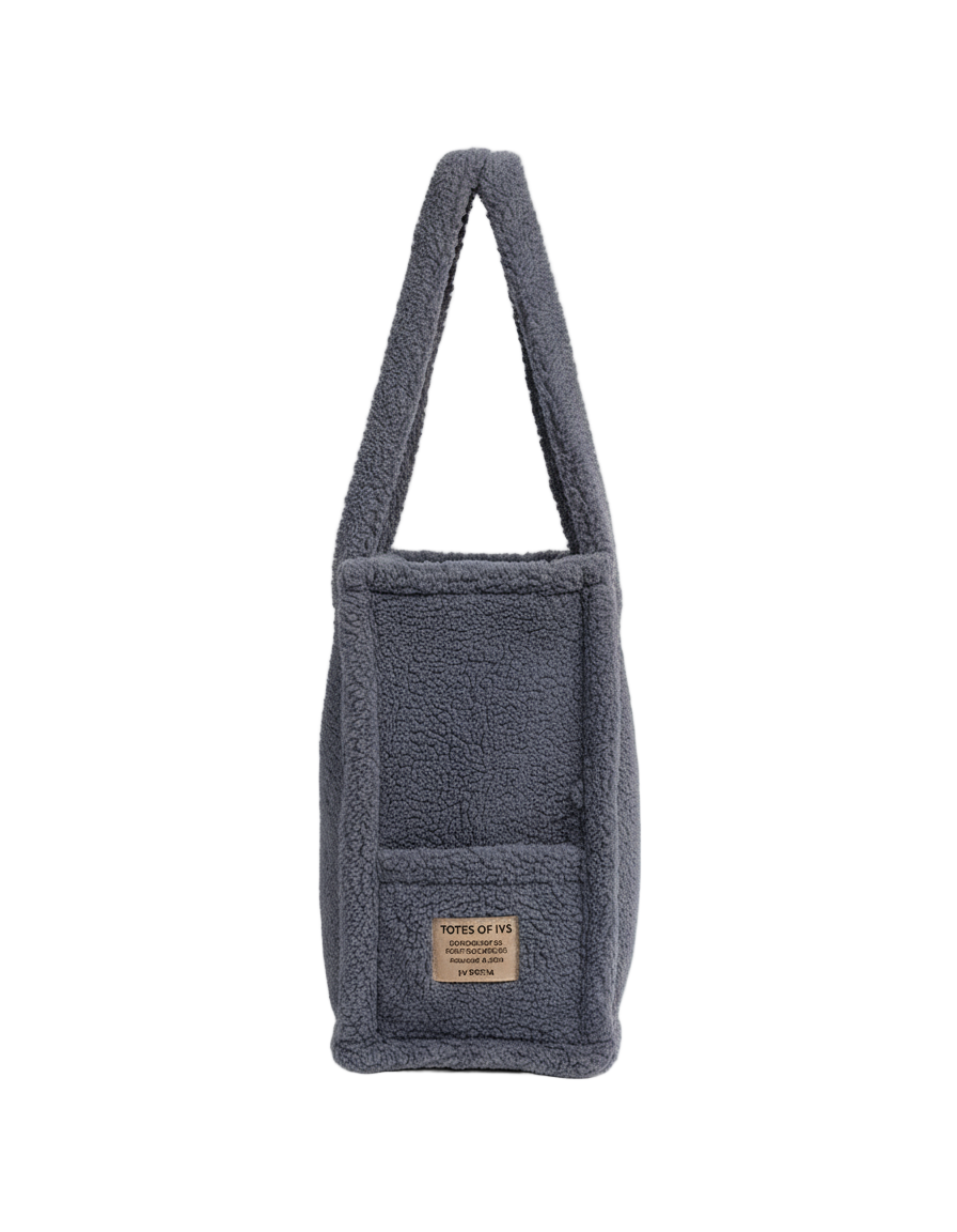 In your shoe - Blue Boxy Tote Bag