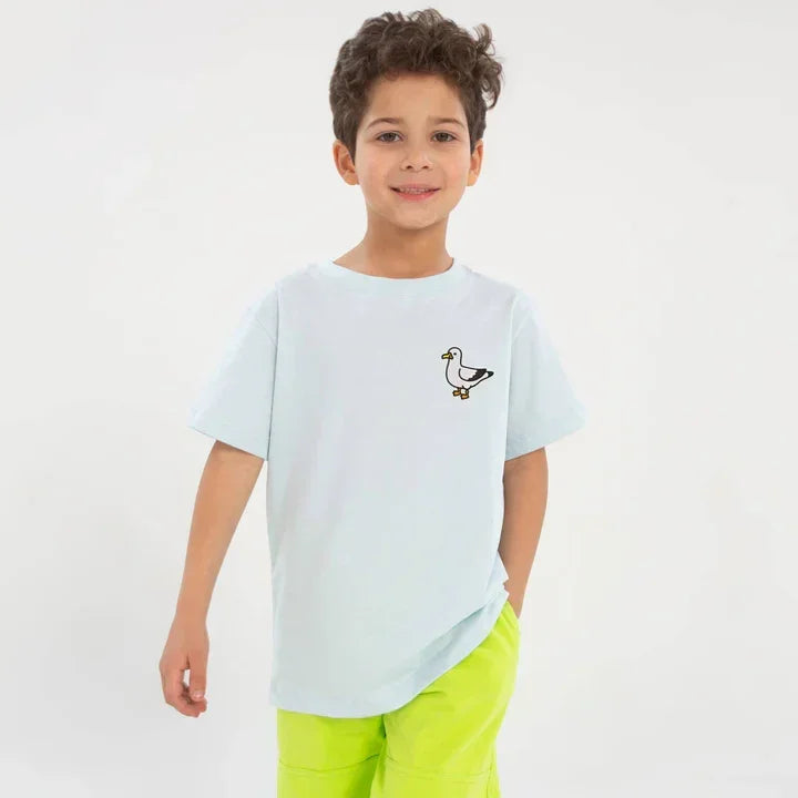 Gull on Duty Embroidered Tee - Colour Capsules - Babazzaro