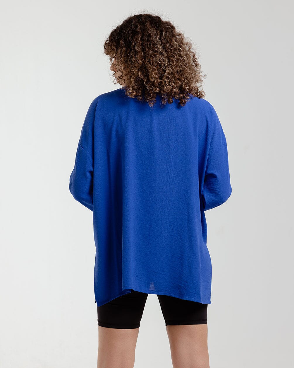 In your shoe - Blue Oversized Shirt 4