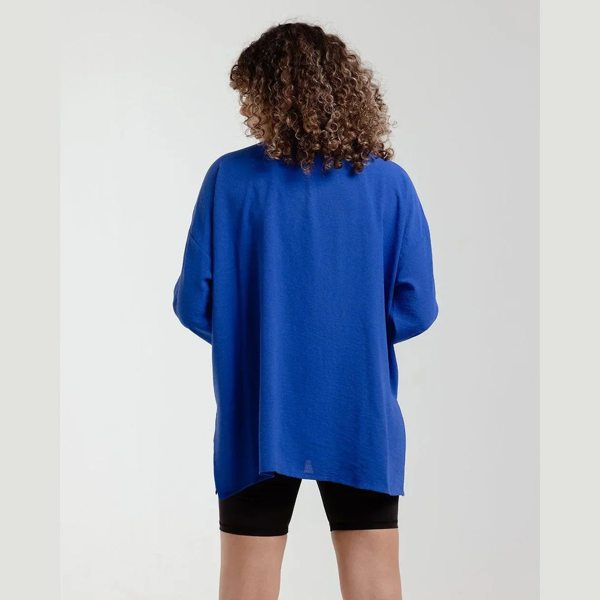 Blue Oversized Shirt - In your shoe - Babazzaro