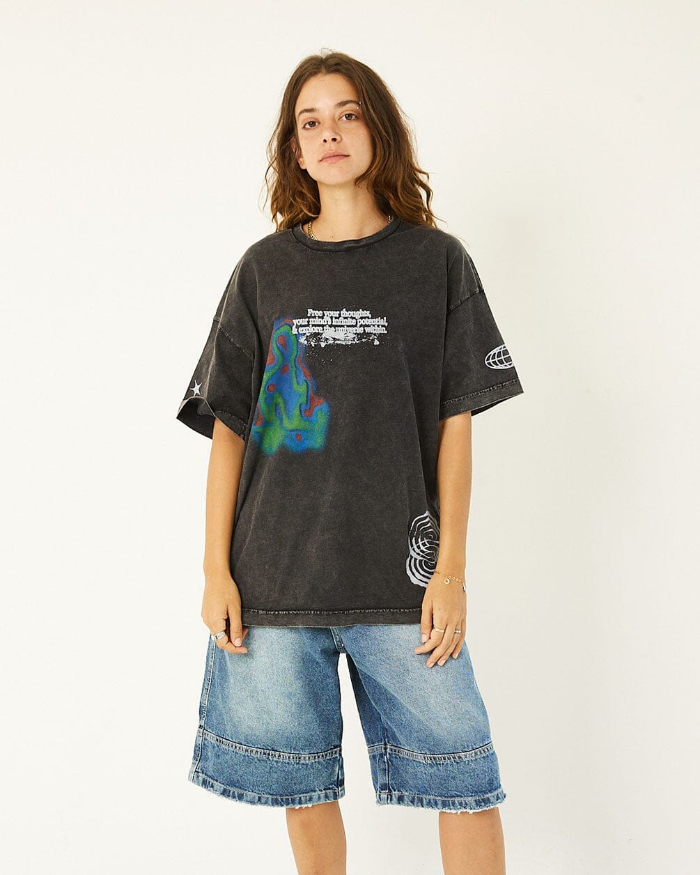 In your shoe - Blue Washed Jorts 8