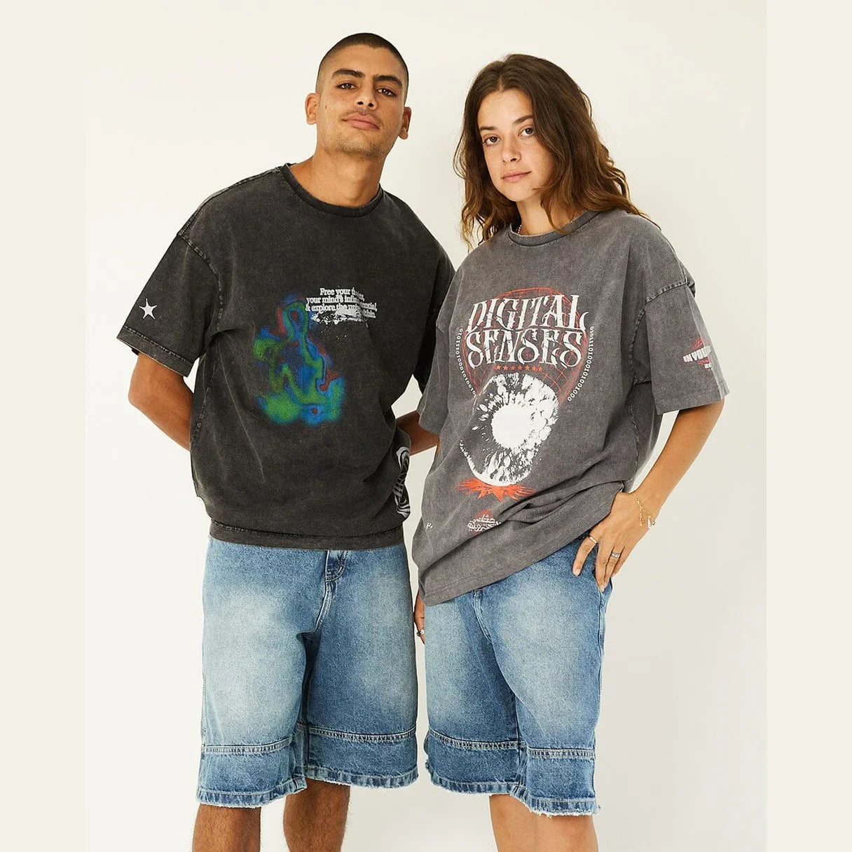 In your shoe - Blue Washed Jorts 2