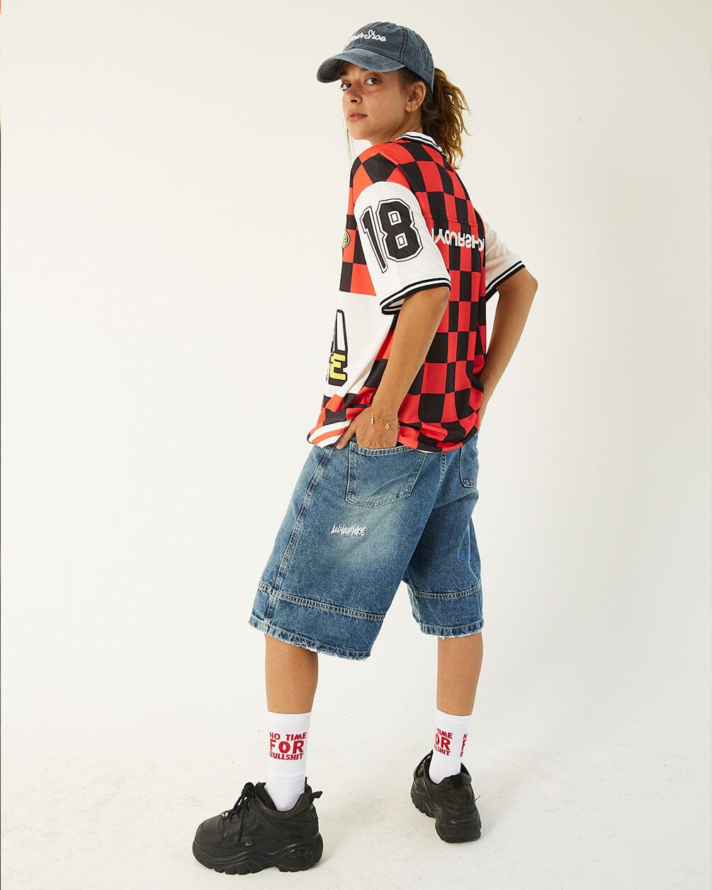 In your shoe - Blue Washed Jorts 6