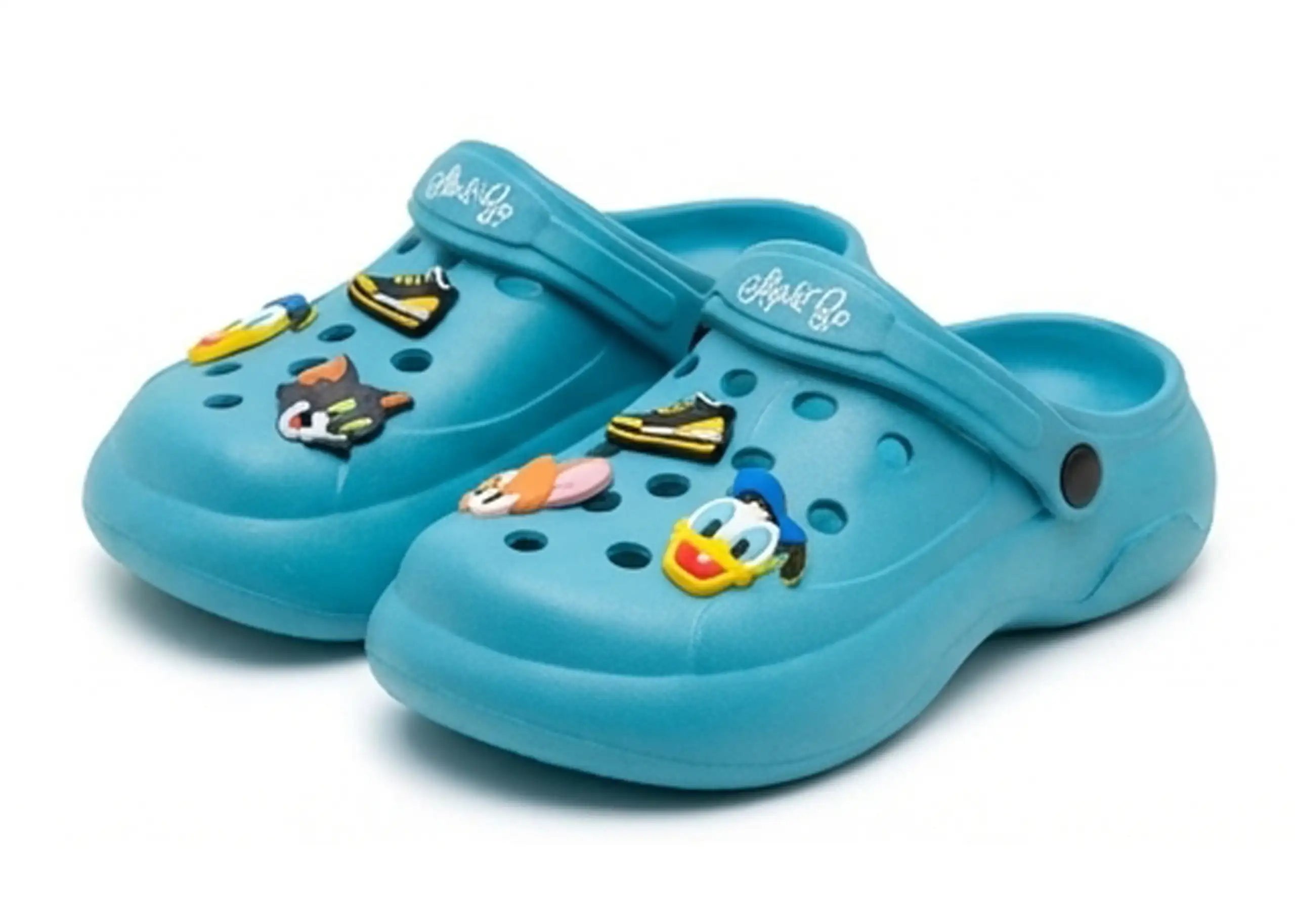 Toon Clogs -Blue - Slip&Go 5