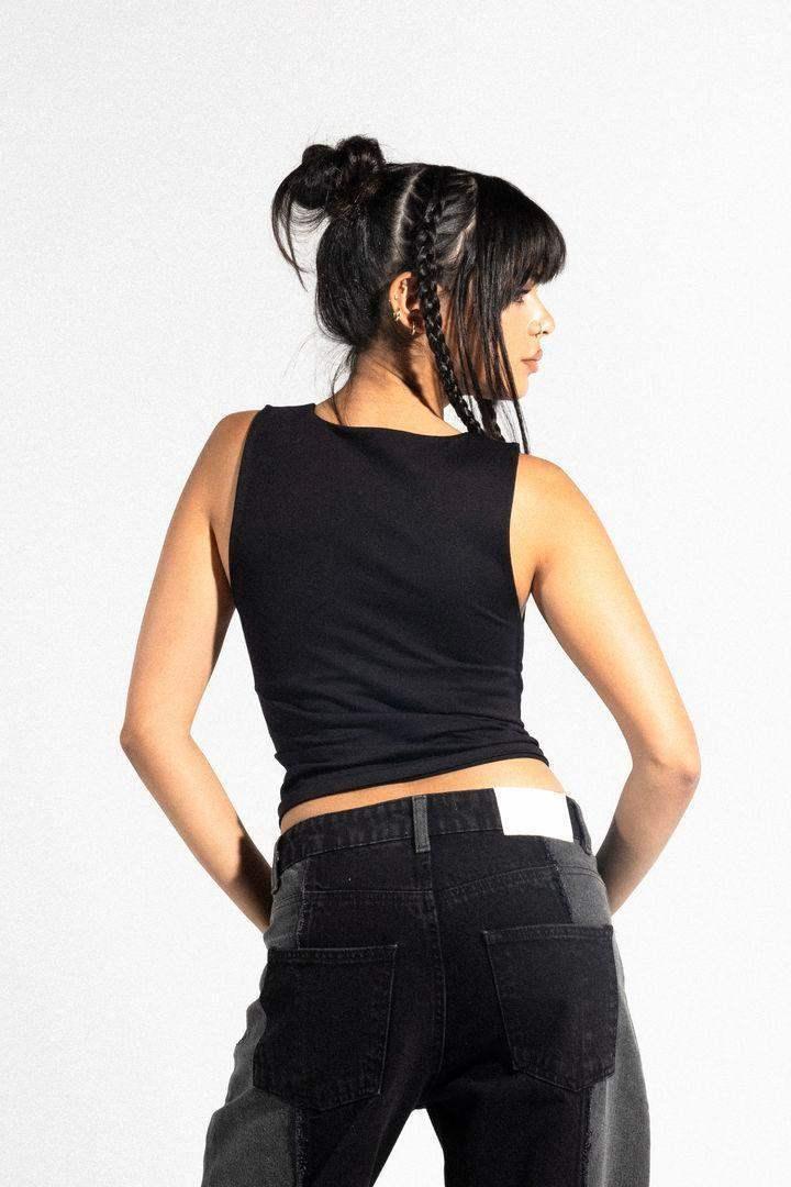Carina - Boat Neck - Black 2