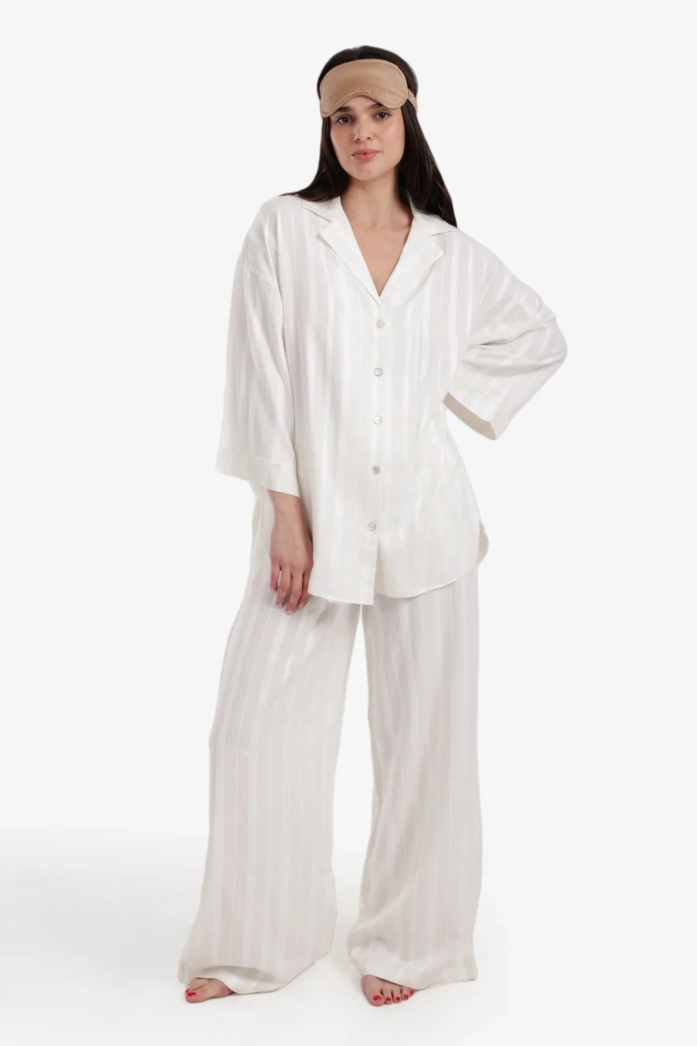 Button - Down Pyjama Set - Carina - Babazzaro