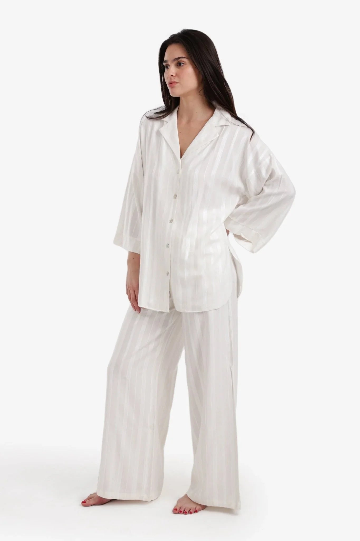 Button - Down Pyjama Set - Carina - Babazzaro