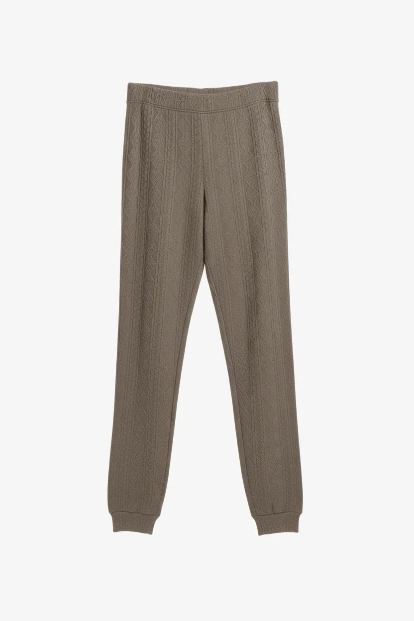 Cable Knit Pattern Pyjama Set - Carina - Babazzaro