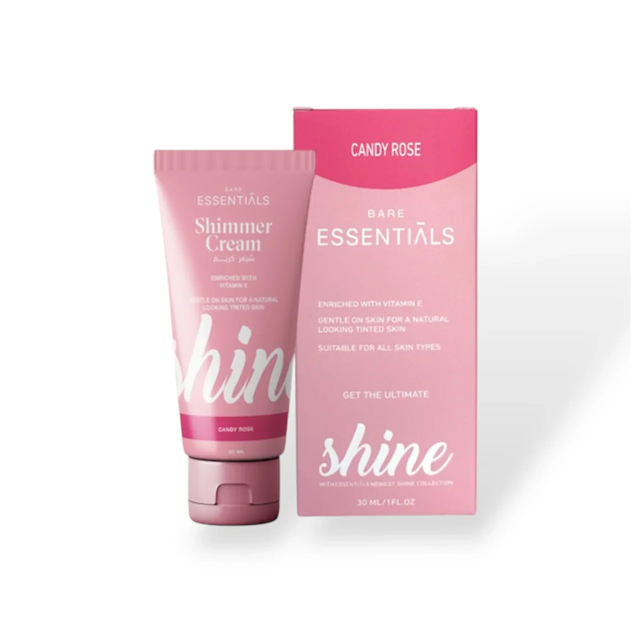 Shimmer Cream - Candy Rose 30ml (Shine Collection) - Essentials - Babazzaro