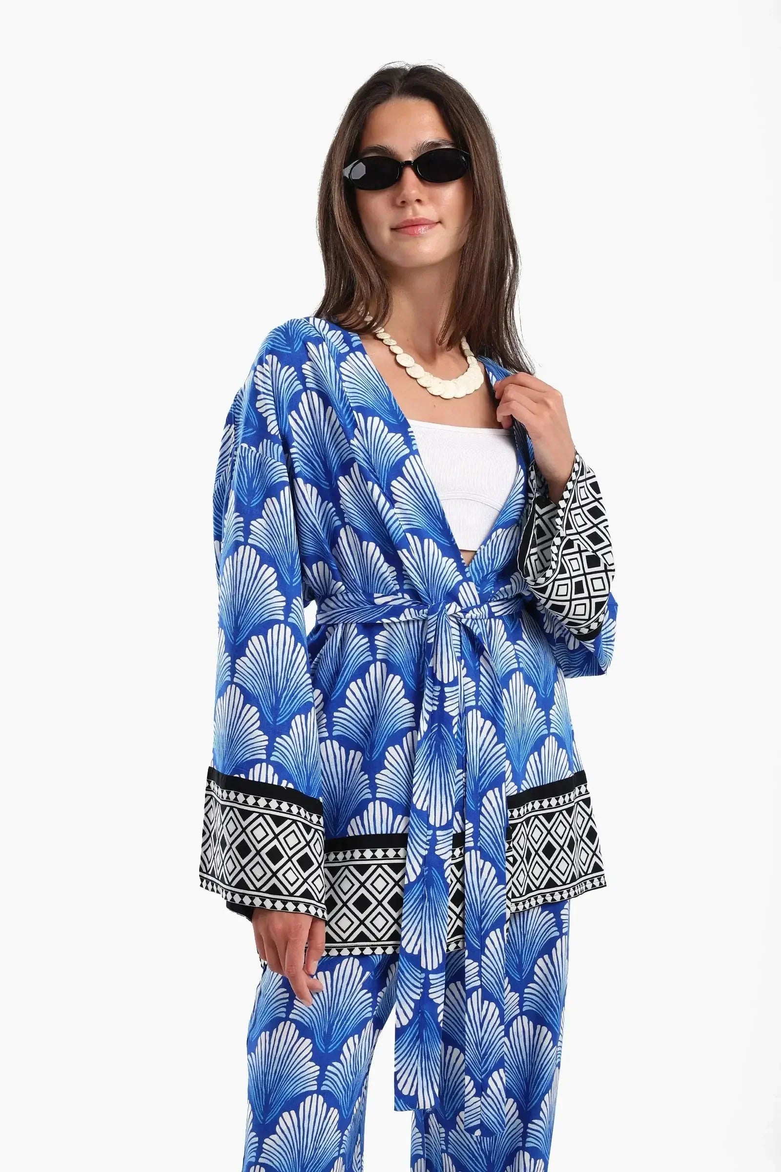 Carina - Shell Printed Kimono 5