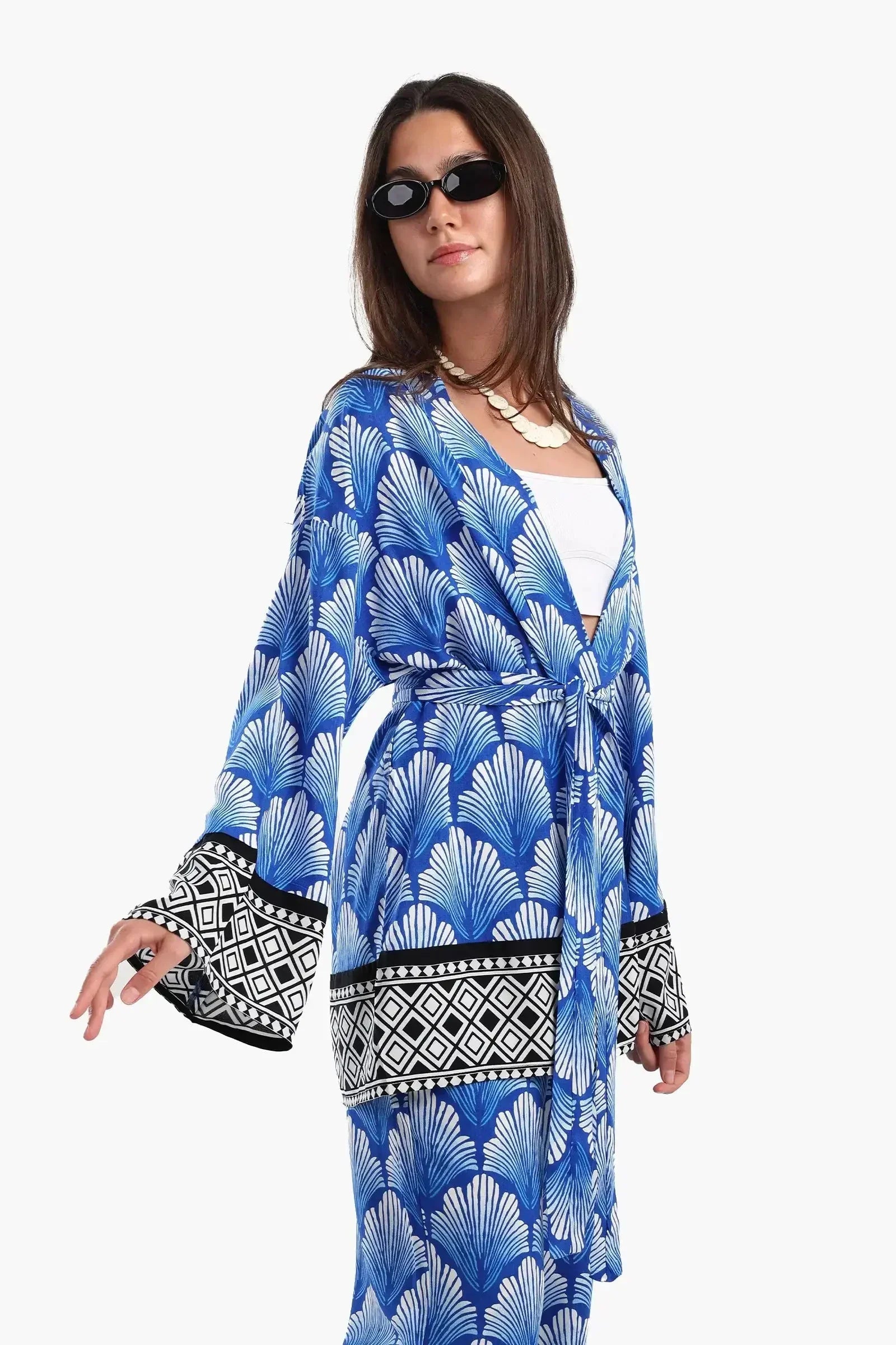 Carina - Shell Printed Kimono 6
