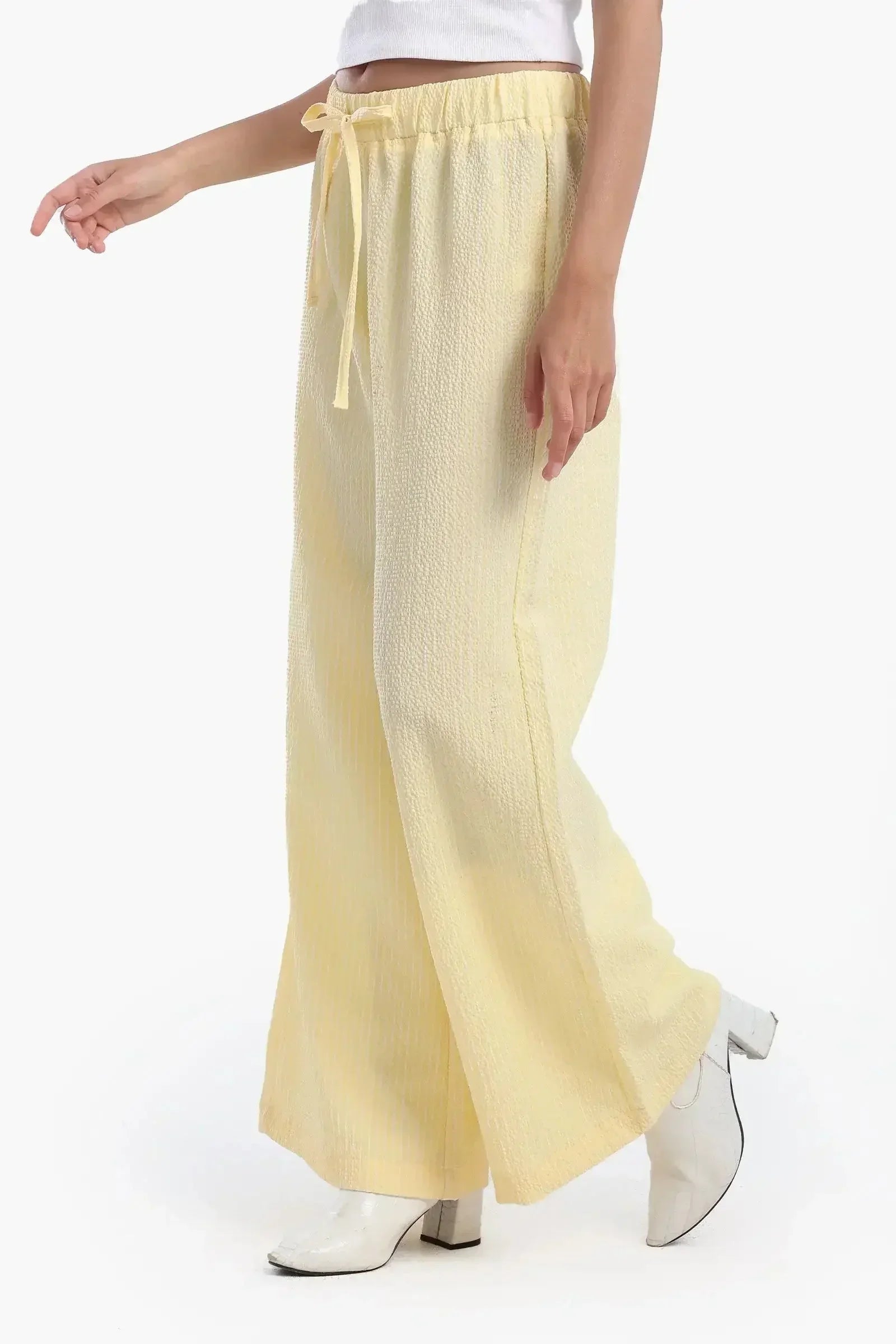 Carina - Comfy Striped Wide Leg Pants 2