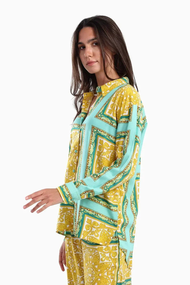 Carina - Luxurious Printed Shirt 3