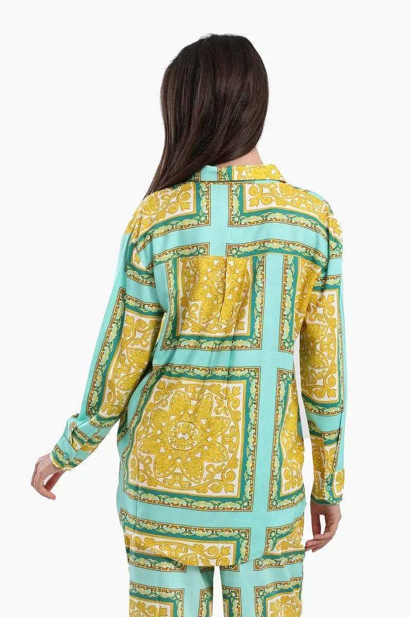Carina - Luxurious Printed Shirt 4