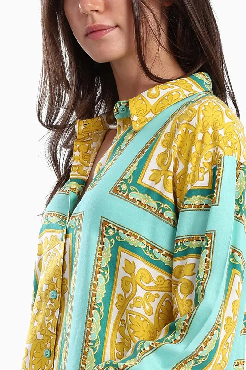Carina - Luxurious Printed Shirt 5