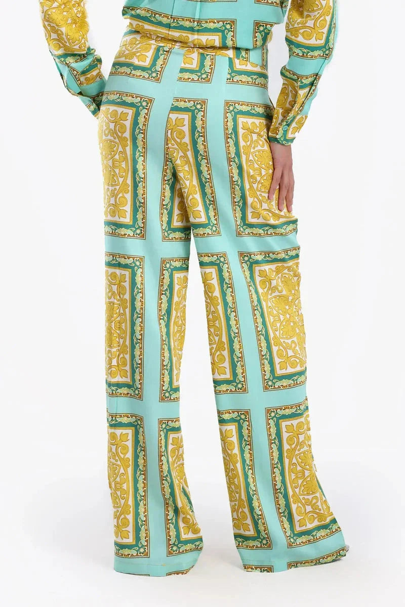 Carina - Luxurious Printed Pants 3