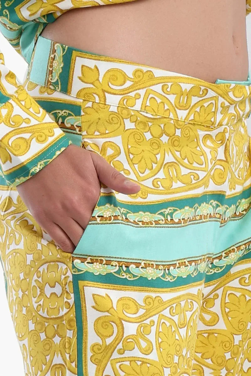 Carina - Luxurious Printed Pants 4