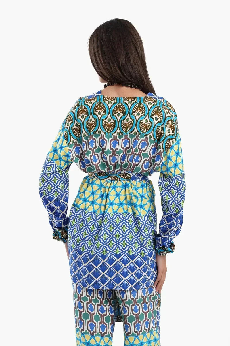 Printed Multi Patterned Kimono - Carina 3