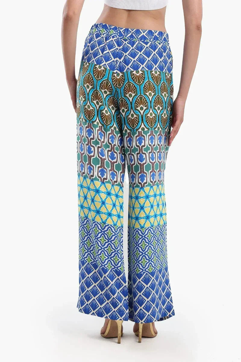 Printed Multi Patterned Pants - Carina 3