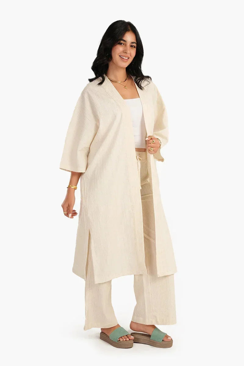 Crinkle Linen Kimono - Carina 6