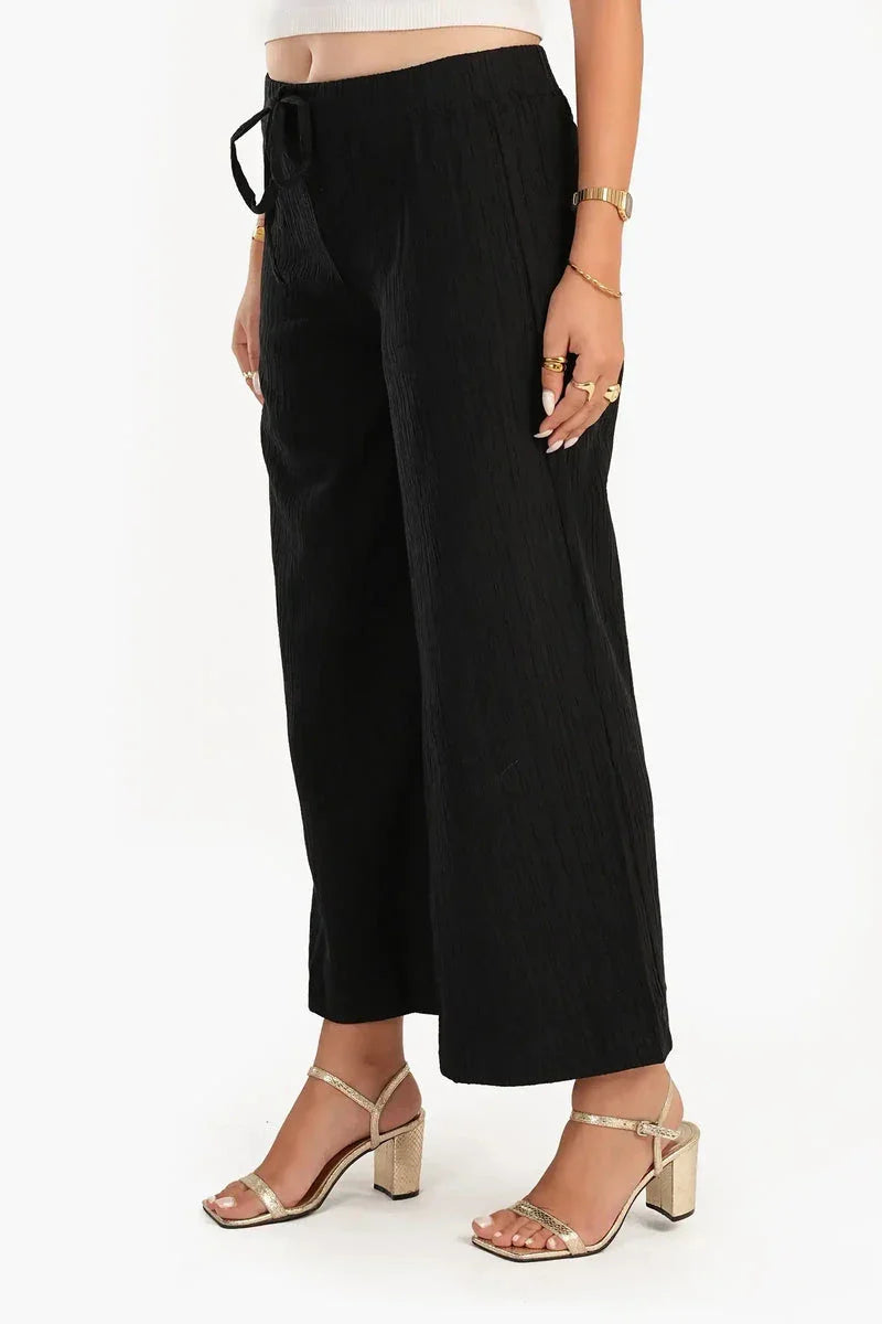Self Pattern Linen Pants - Carina 2