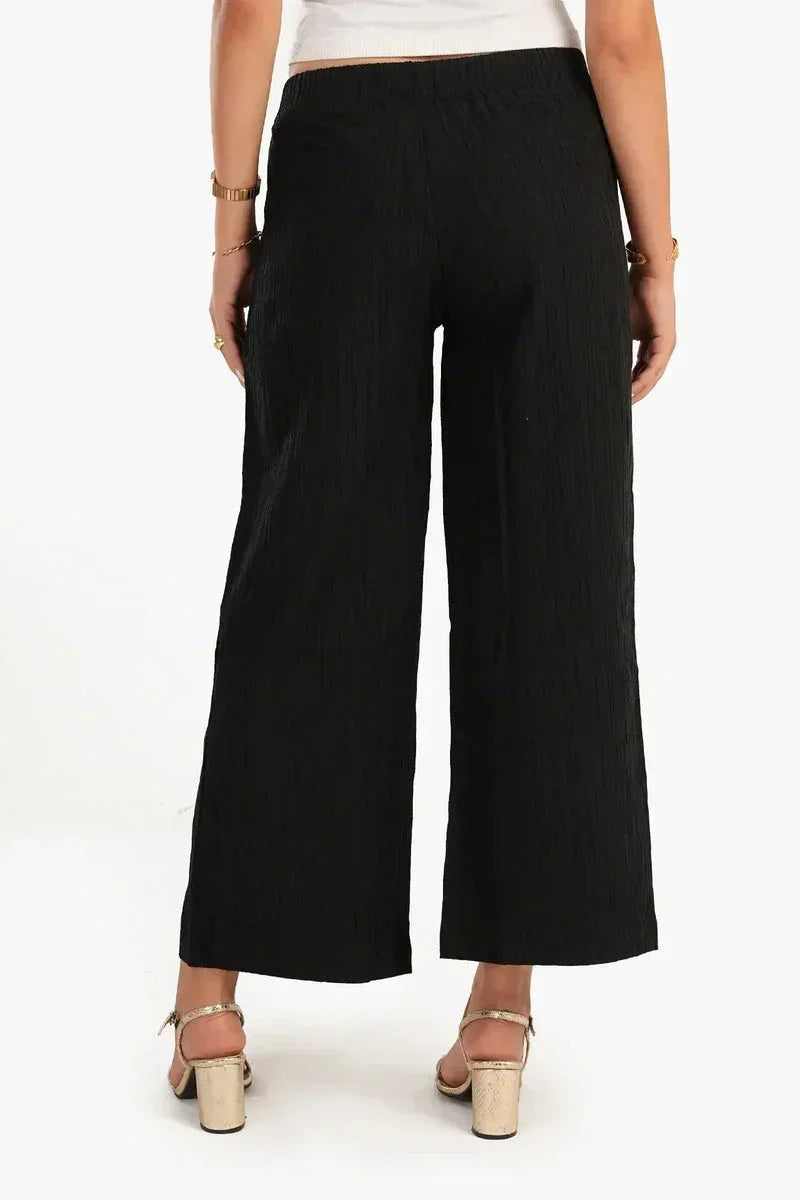 Self Pattern Linen Pants - Carina 4