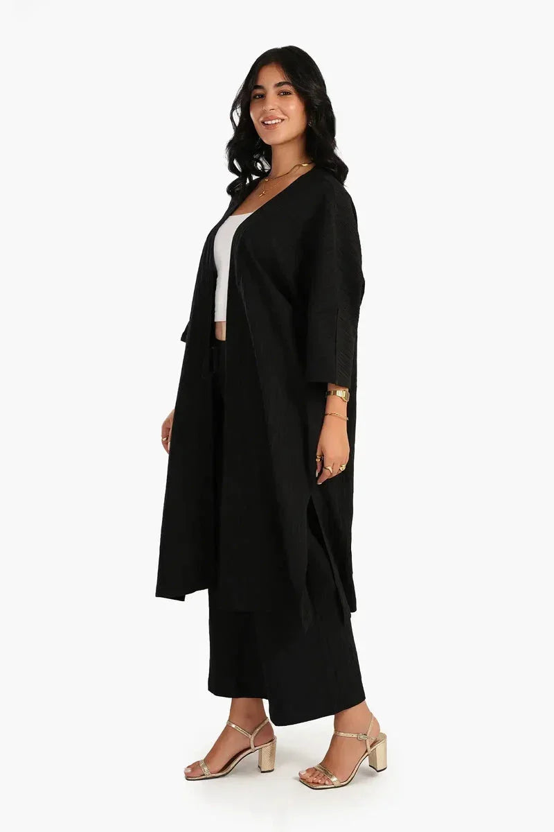 Crinkle Linen Kimono - Carina 3