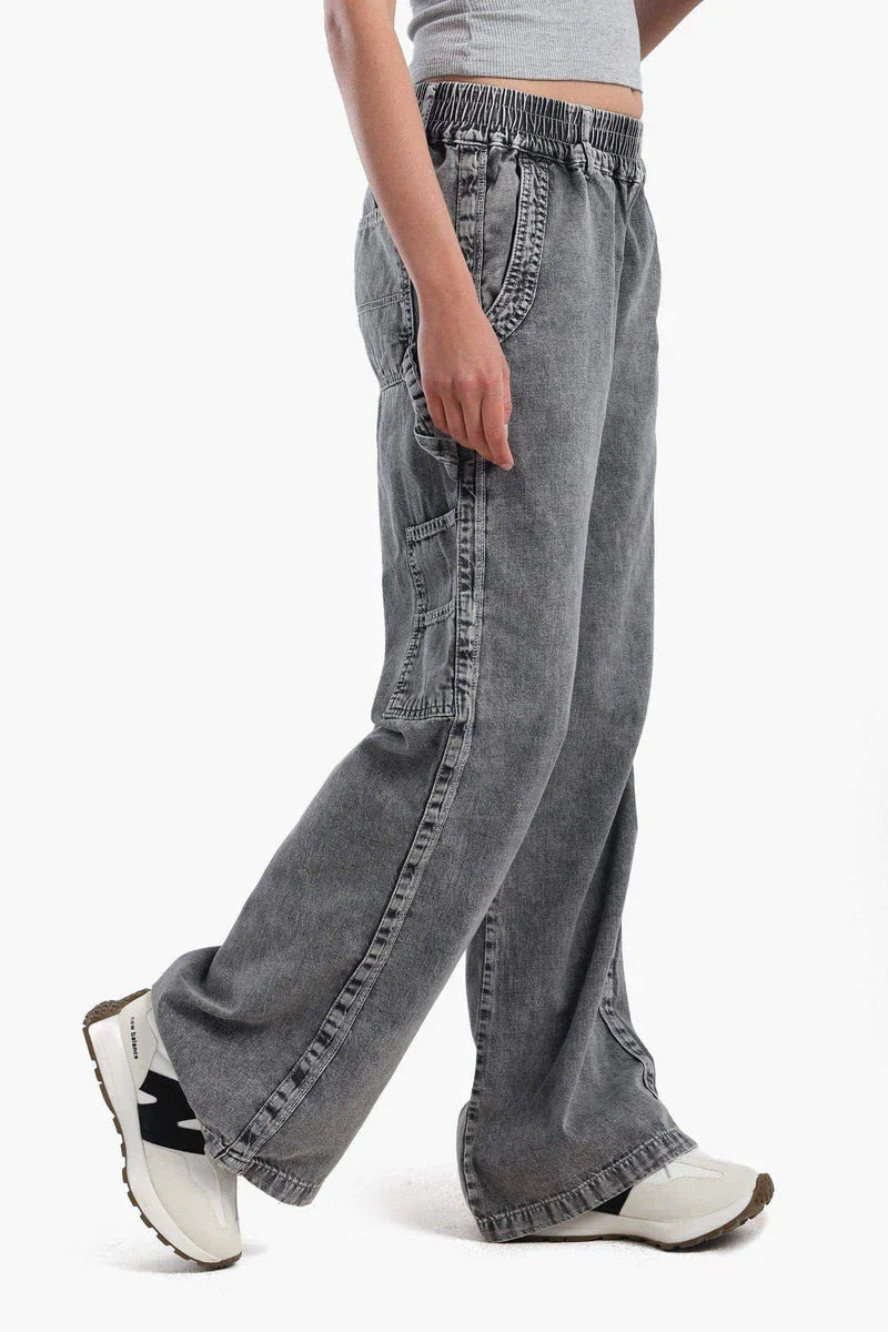 Carina - Lightweight Wide Leg Jeans 9