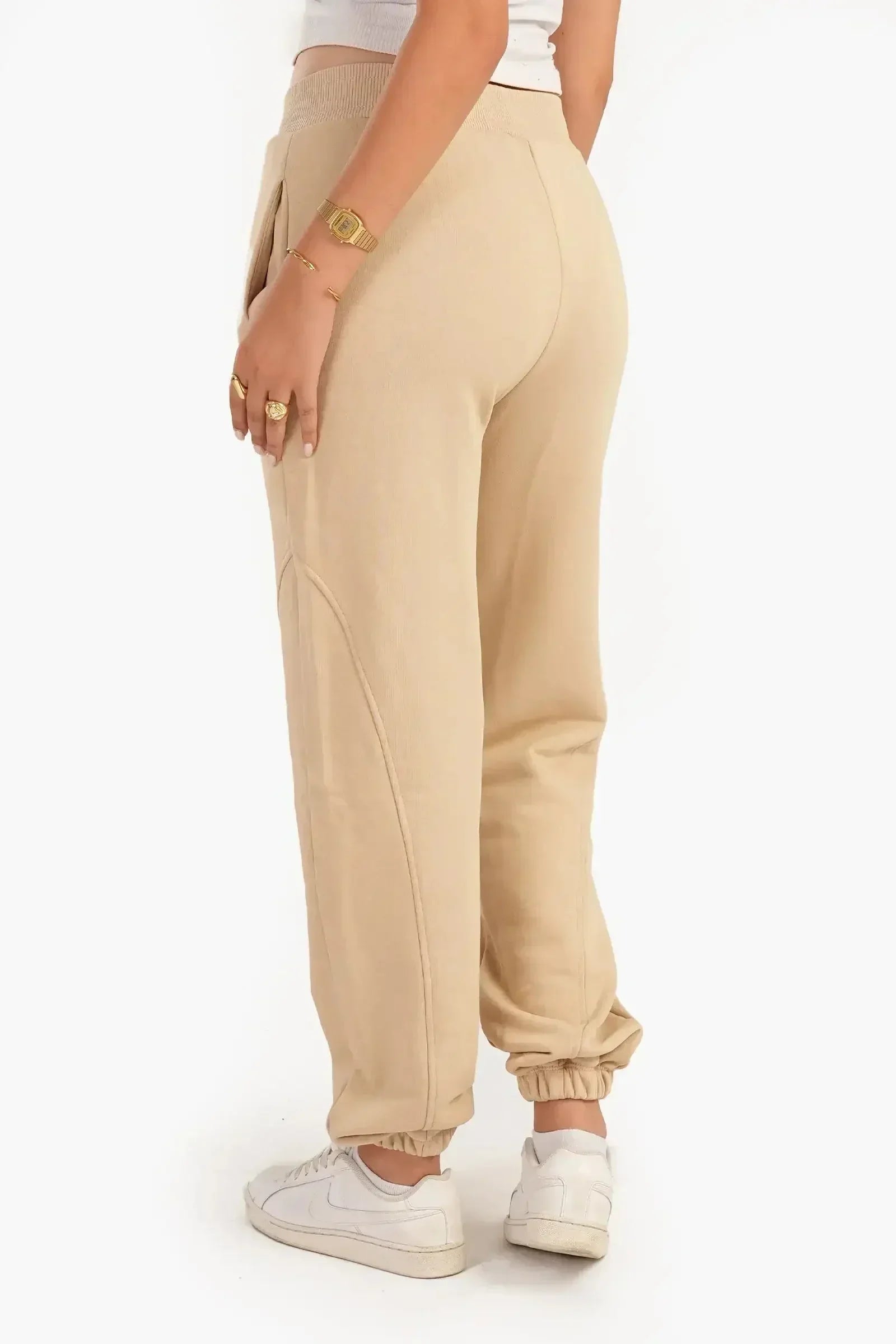 Carina - Milton Beige Lounge Pants 3