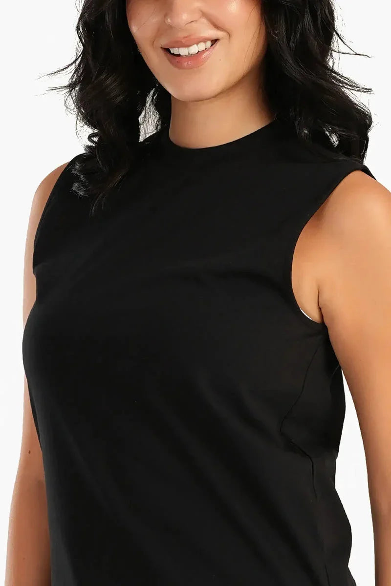 Carina - Basic Sleeveless T-Shirt 4