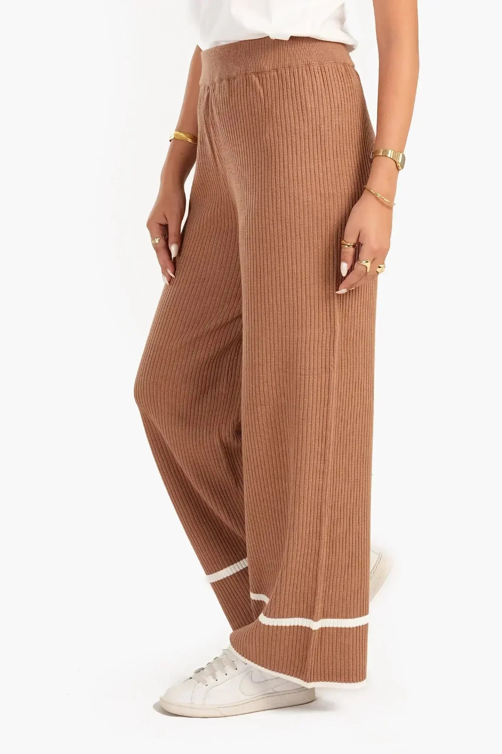 Carina - Rib-Knit Lounge Pants 2