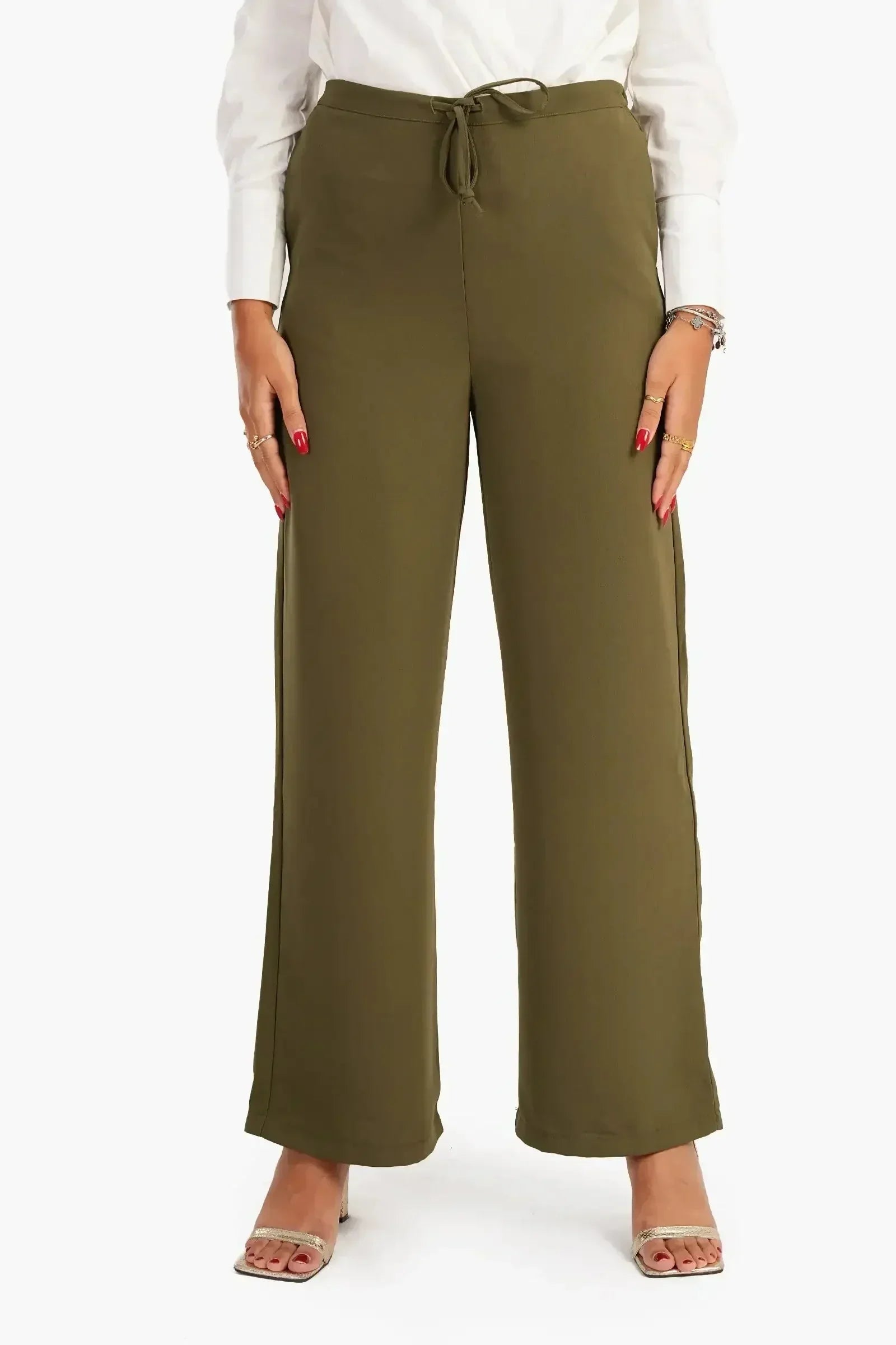 Carina - Crepe Straight Cut Pants 4