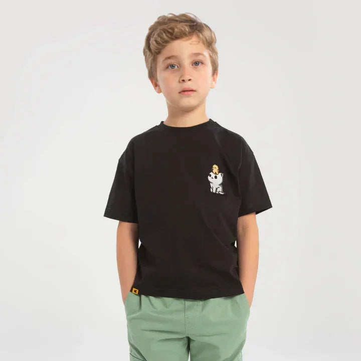 Meow & Mayhem Embroidered Tee - Colour Capsules - Babazzaro