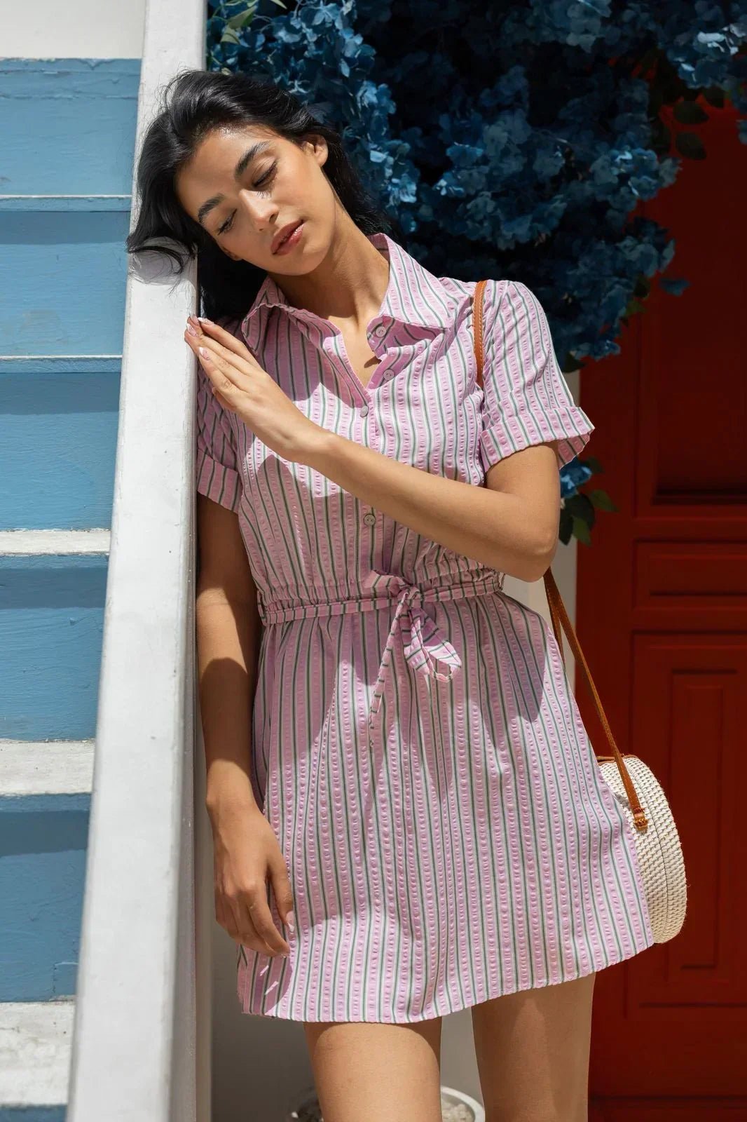 Claire Stripes Shirt Dress - KC Shop - Babazzaro