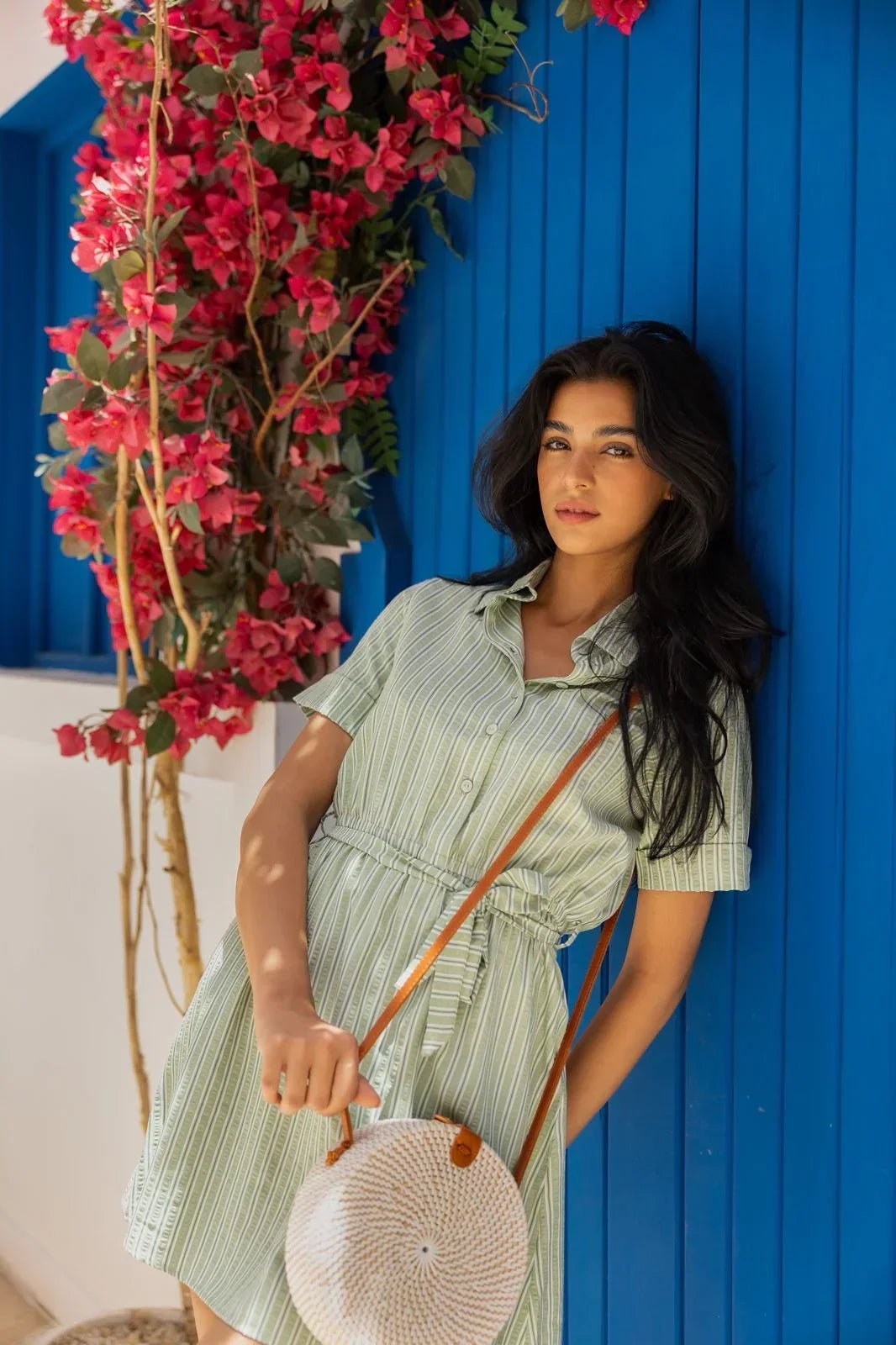 Claire Stripes Shirt Dress - KC Shop - Babazzaro
