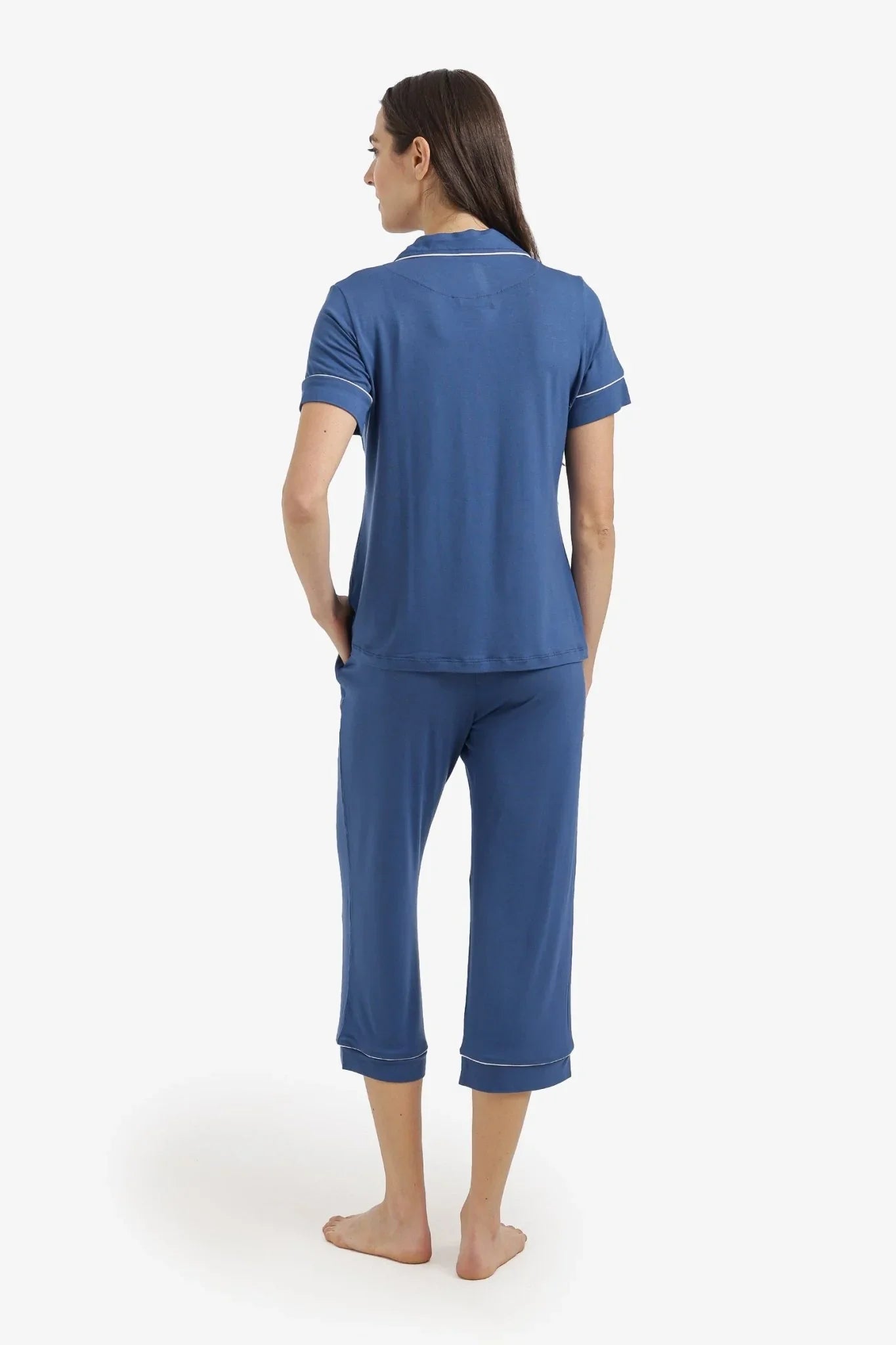 Classic Piping Pyjama Set - Carina - Babazzaro