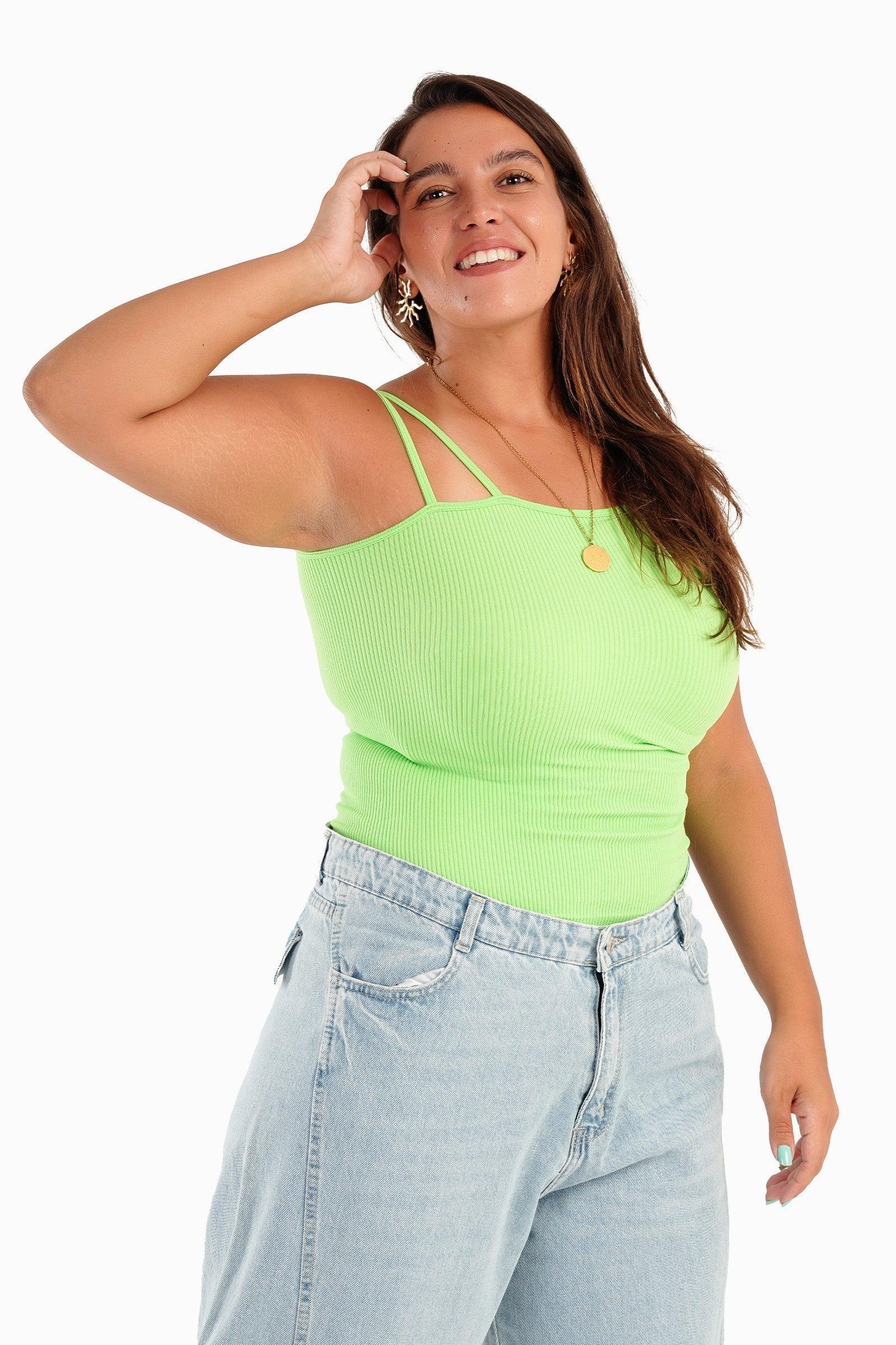 Clue - Asymmetrical One Shoulder Tank Top 5