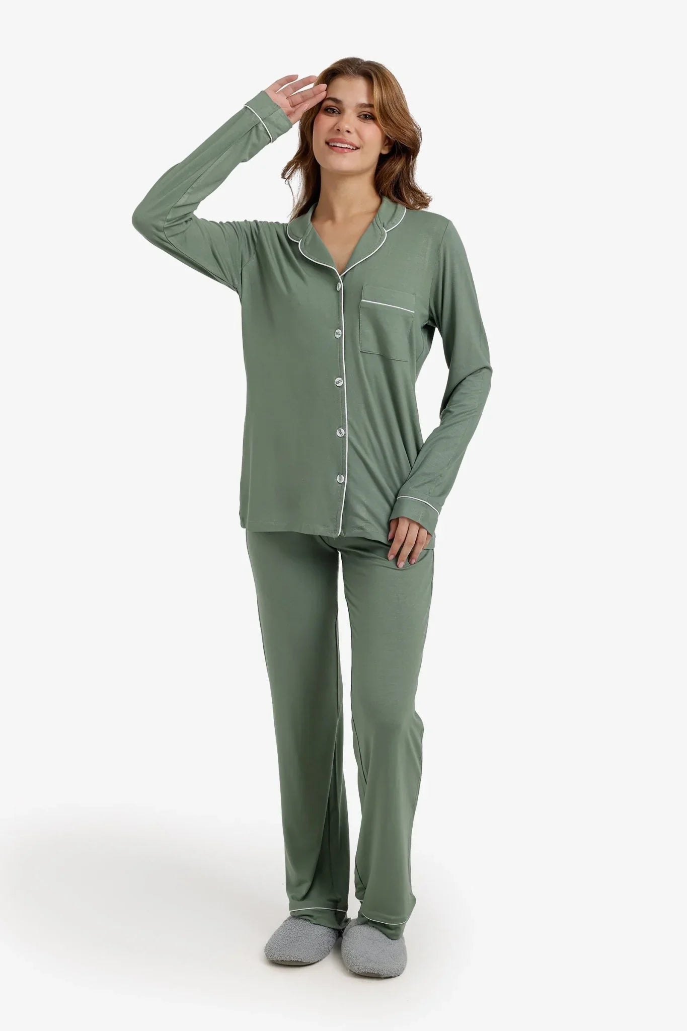 Contrast - Pipe Pyjama Set - Carina - Babazzaro