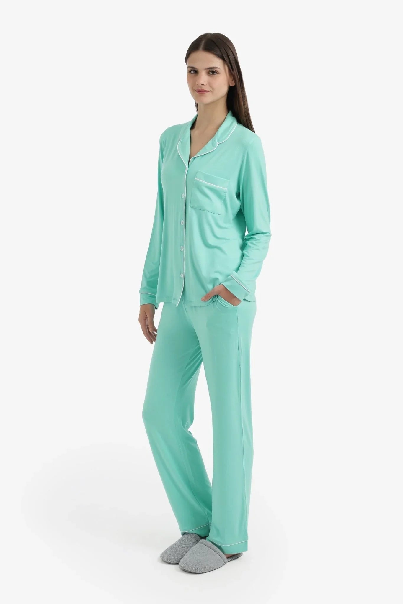 Contrast - Pipe Pyjama Set - Carina - Babazzaro