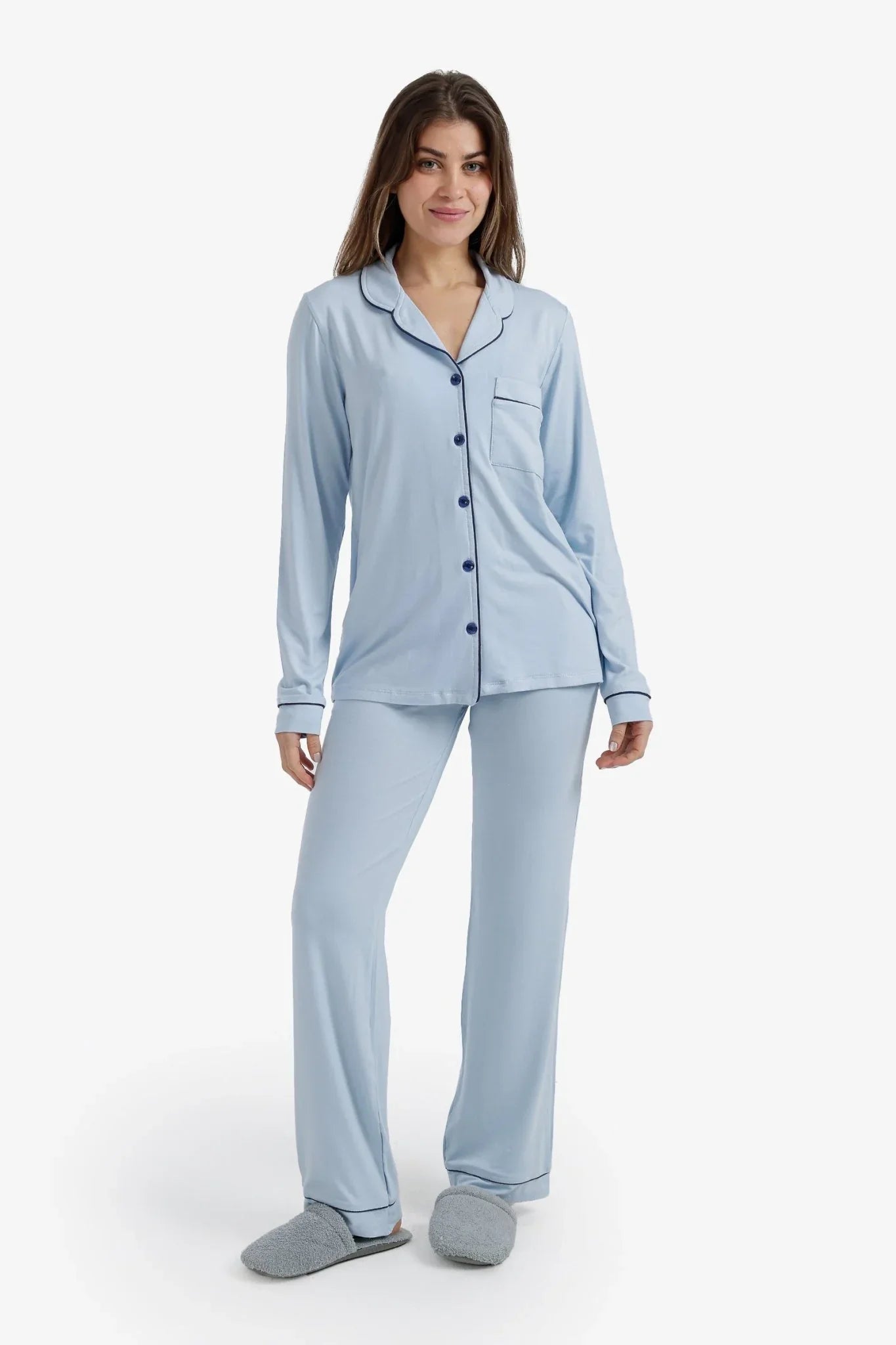 Contrast - Pipe Pyjama Set - Carina - Babazzaro