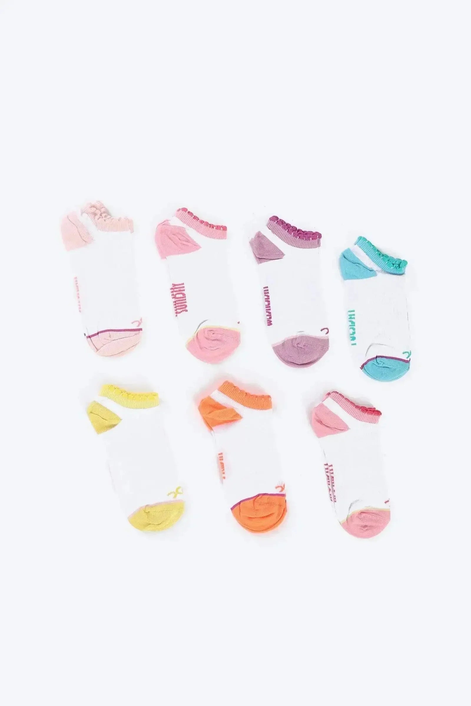 Carina - Cotton Ankle Socks - 7 Pairs 1