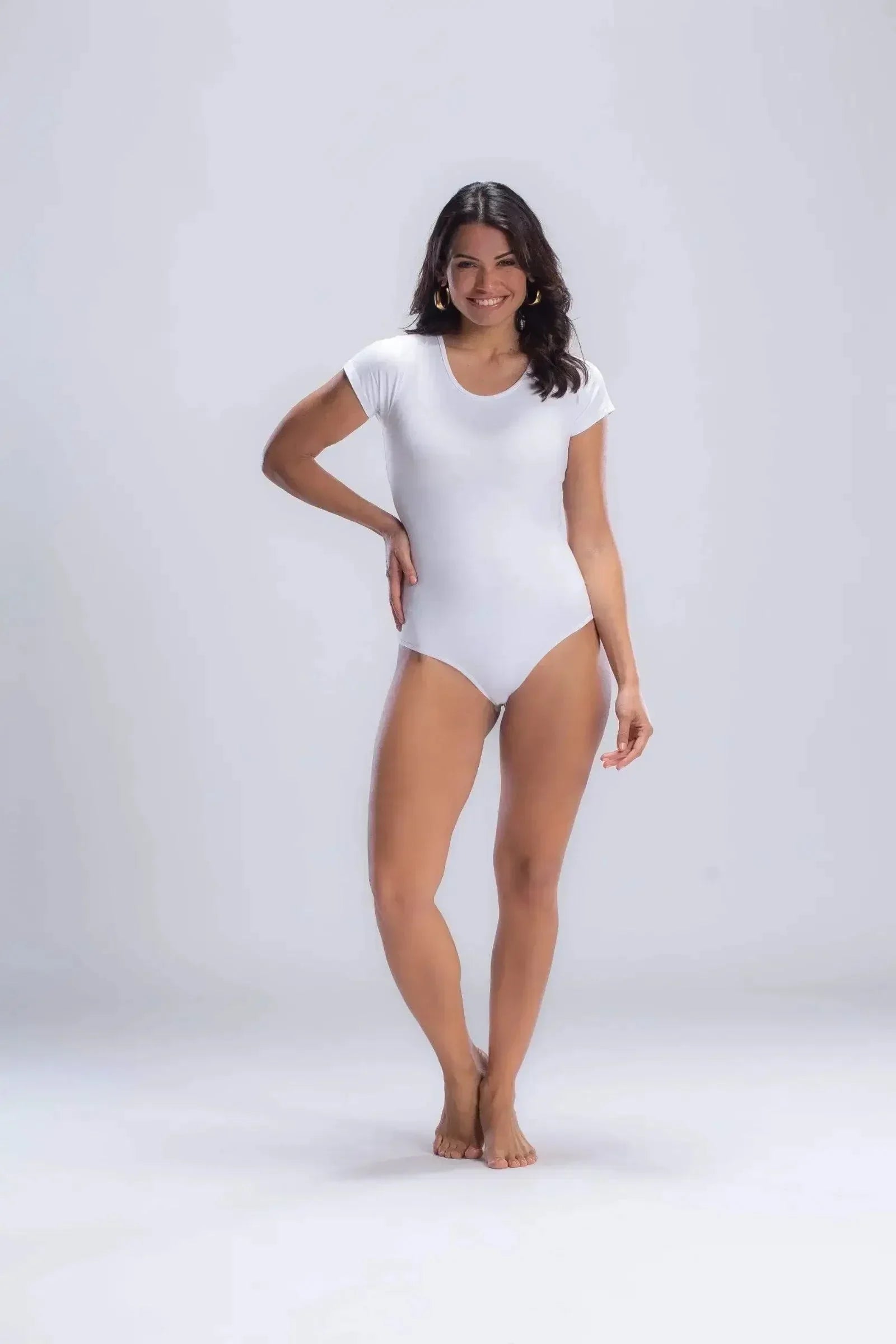 Carina - Cotton Round Neck Bodysuit 2