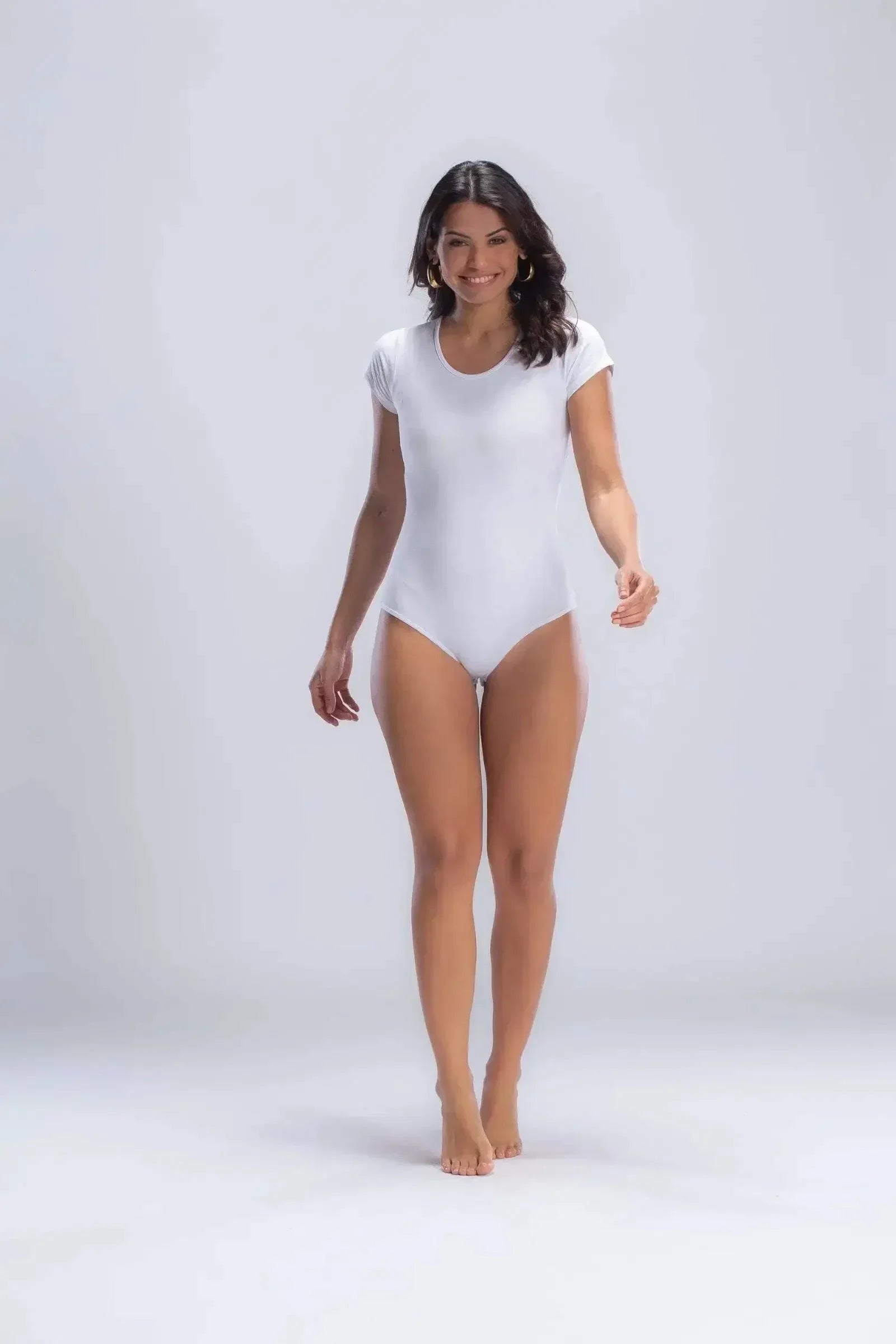 Carina - Cotton Round Neck Bodysuit 1