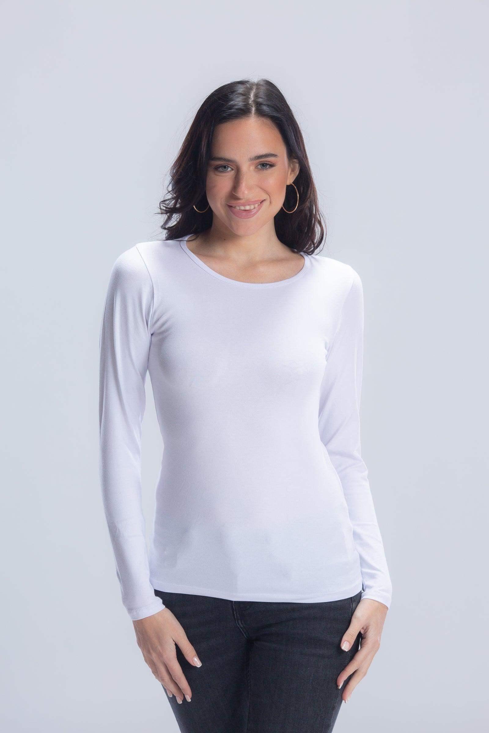 Carina - Cotton Round Neck Top 12