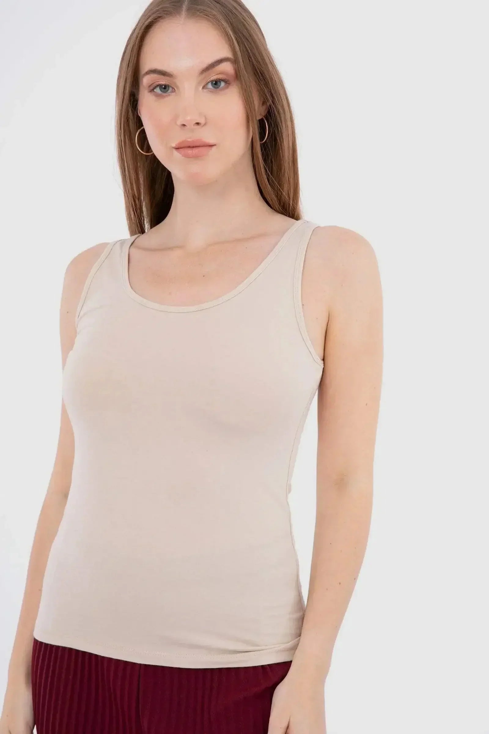 Carina - Cotton Sleeveless Tank Top 10