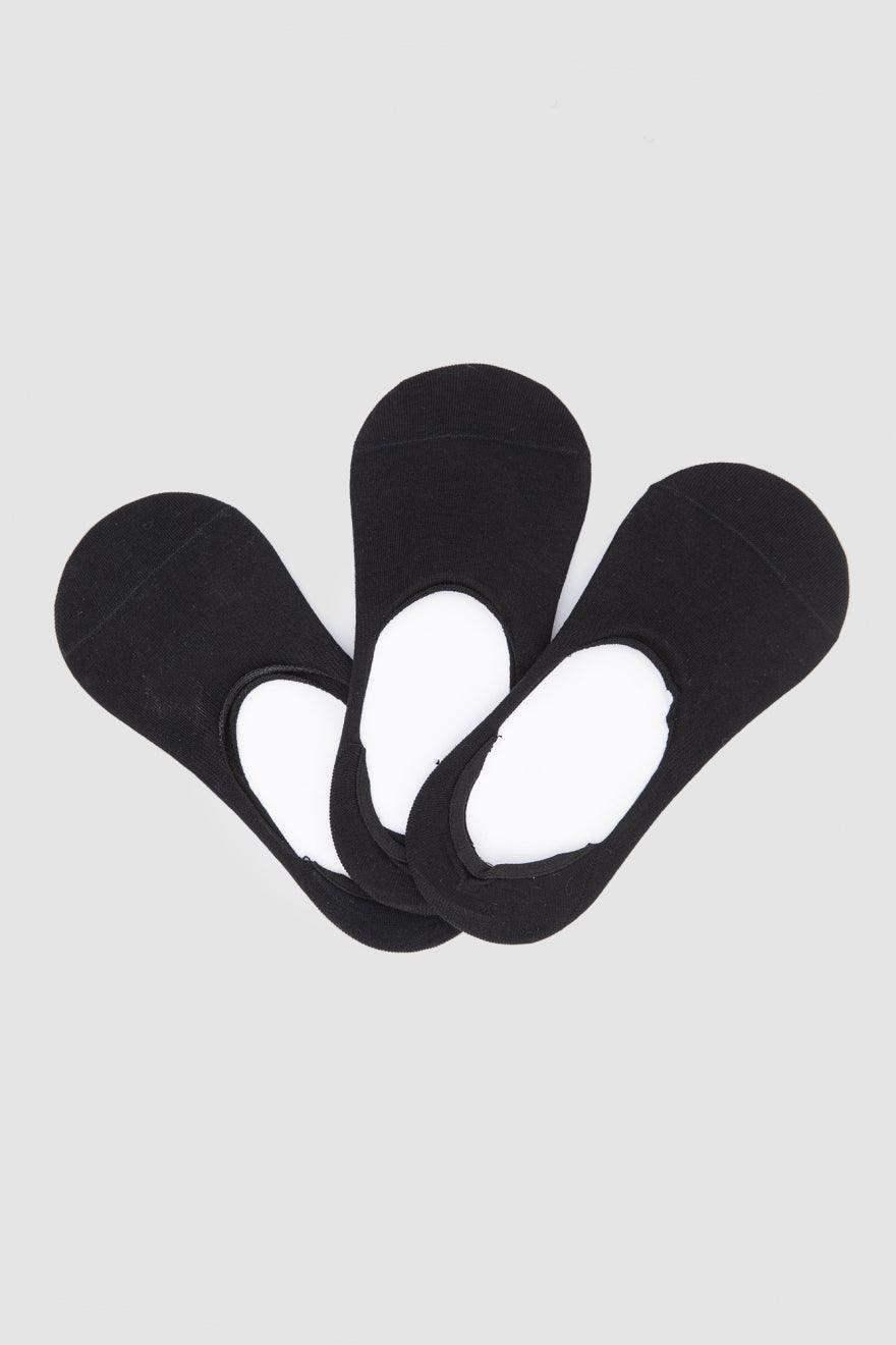 Carina - Cotton Solid Socks - 3 Pairs 1