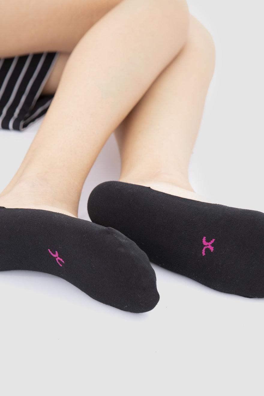 Carina - Cotton Solid Socks - 3 Pairs 2